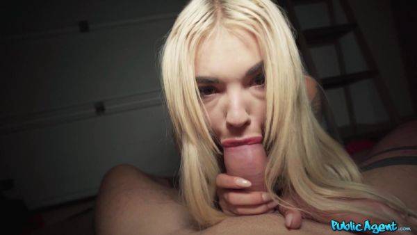 Blonde with fine assets devours cock in charming POV gems - hellporno.com on poweredporn.com