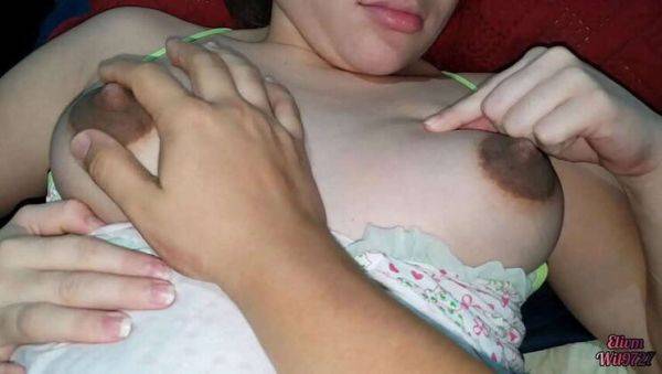 Desi Indian Stepsister Allows Me to Lift Her Dress and Reveal Her Charming Pussy - porntry.com - India on poweredporn.com