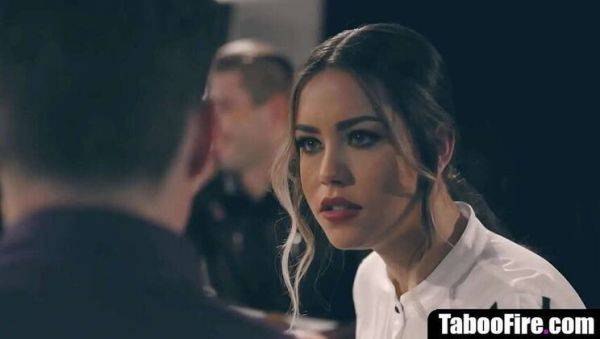 Nerdy dude uses time-bending power for bedroom fun with best buddy Alina - porntry.com on poweredporn.com