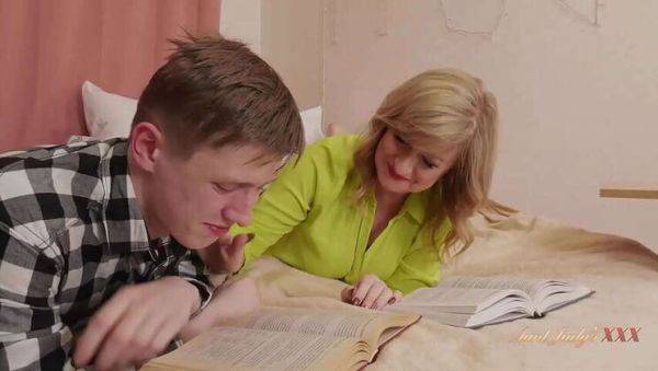 Aunt Judy's XXX - Mature Teacher Liana's Raunchy Class with Her Student - xxxfiles.com on poweredporn.com