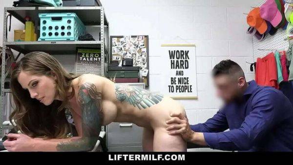 Mall Guard's Lewd Proposal: Tricia Oaks Gets Anal Blackmail in Filthy Encounter - porntry.com on poweredporn.com