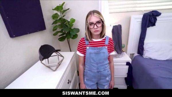 Blonde Teen Step-Sister Dakota Burns Gets Intimate With Big Brother's Cock in POV - A Taboo Encounter - porntry.com on poweredporn.com