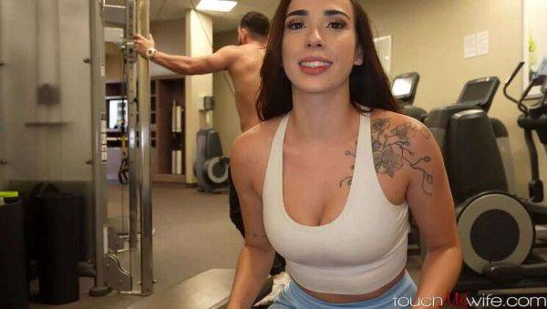 Hot Latin Lady Gaby Ortega Has a X-Rated Encounter at the Hotel Gym - xxxfiles.com on poweredporn.com