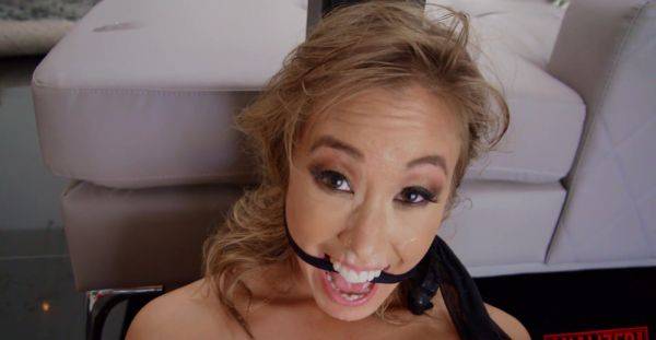 Redhead fitted with generous inches down the ass in loud anal POV - xbabe.com on poweredporn.com