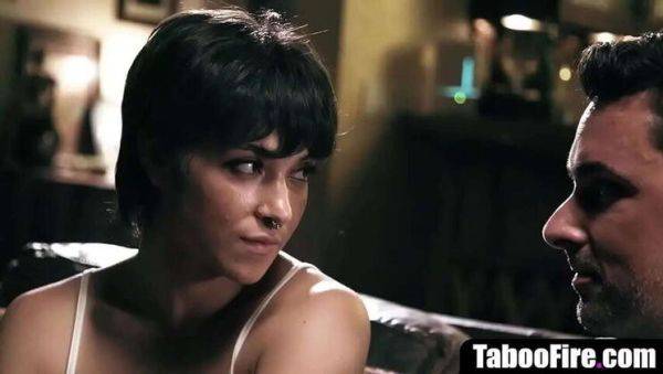 Stepdad and Lesbian Stepdaughter's GF: A Forbidden Encounter - porntry.com on poweredporn.com