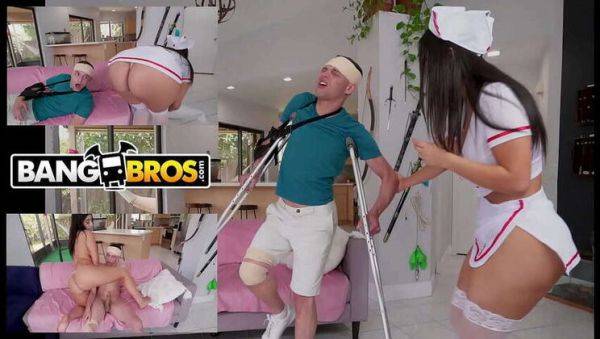 BangBros: Johnny Love's Naughty Escapade with His Latina Nurse, Violet Myers - porntry.com - Mexico on poweredporn.com