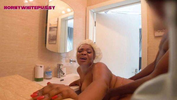 Lucky stepson drills huge-bottomed stepmom in the shower while he's gone - xxxfiles.com on poweredporn.com