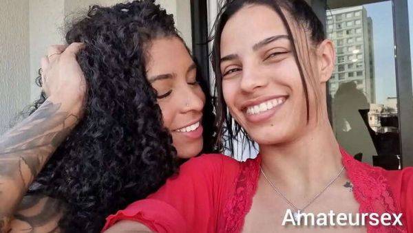 I called my girlfriend for a raunchy threesome, giving my husband pleasure with hot oral action. - porntry.com on poweredporn.com