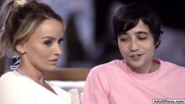 Stepson Helps Stepmom with Passionate Escapades - xxxfiles.com on poweredporn.com