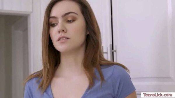 Roommate Coaxes Inexperienced Student into Lesbian Encounter - xxxfiles.com on poweredporn.com