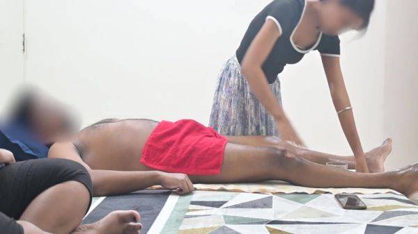 Flashing Dick To Massage Girl While Massaging Infront Of Wife 5 Min - Cutie Pie - desi-porntube.com - India on poweredporn.com