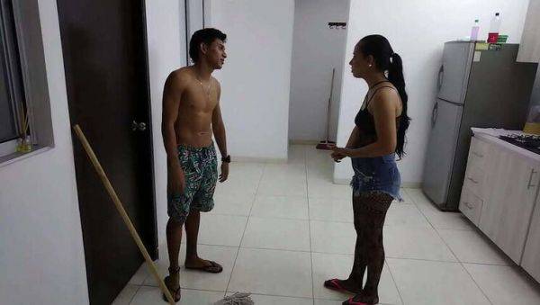 Watch as I display my housework to my Step-mom, Penelop, and then bang her passionately in the kitchen, with her eagerly swallowing all my cream - porntry.com on poweredporn.com