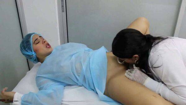 At the doctor's office, my horny physician gives me a full examination - FULL STORY (featuring Candy Rouse and Vayolet Fox) - porntry.com on poweredporn.com