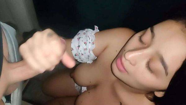 Dirty Mom Outdoor Blowjob: Quick Sucking Session at the Door - xxxfiles.com on poweredporn.com