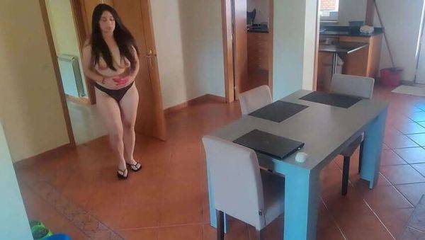 Lustful wife gives delivery man a blowjob when husband denies her - xxxfiles.com on poweredporn.com