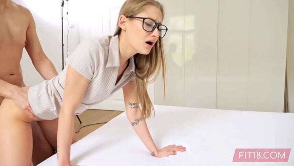 Slim & Sexy: Secretary Tiffany Tatum's Anal & Creampie Encounter in Dress - xxxfiles.com - Hungary on poweredporn.com