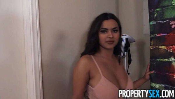Curvy Tenant Numi Zarah: Seducing Her Landlord with Blowjob and Sex - xxxfiles.com on poweredporn.com