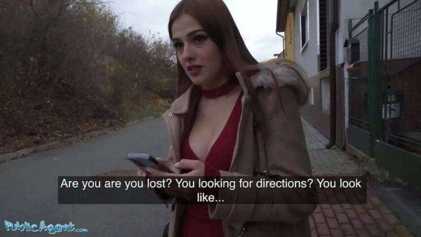 Public Agent and the Hot Redhead Mini Vamp's Basement Tryst: Shaved, Small Tits, and Intense Orgasm - porntry.com on poweredporn.com