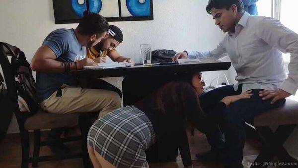 Pupils Exploit Teacher's Arousal for Intense Gangbang (1/2) - xxxfiles.com - Mexico on poweredporn.com