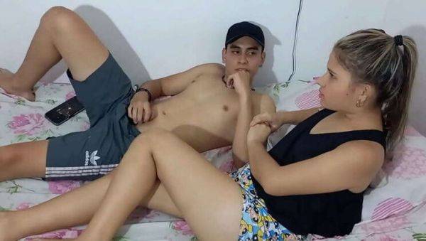 My Stepsister Caught Me Masturbating and Demanded Satisfaction - porntry.com on poweredporn.com