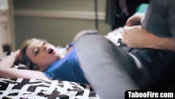 Step-Sibling Rough Romp: Blonde Teen Lexi Lore's Intense Encounter - porntry.com on poweredporn.com