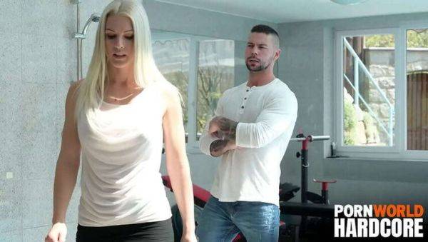 Blonde Blanche Bradburry and Brunette Nicole Love Star in Steamy DP House Viewing Orgy - porntry.com on poweredporn.com