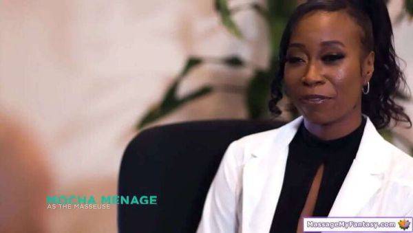 Ebony Doctor Provides Nuru Massage Treatment on MassageMyFantasy.com - porntry.com on poweredporn.com