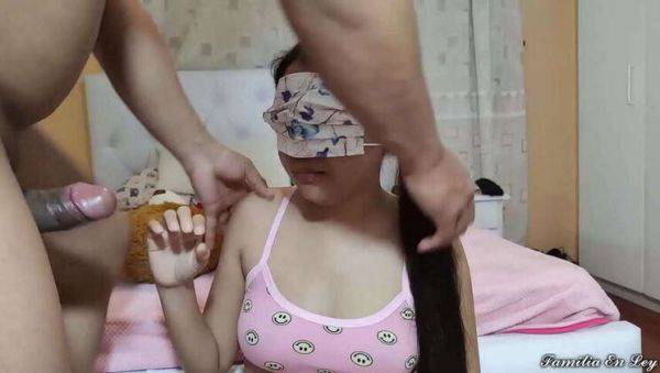 Stepmom's Brother Cheats on Me with an Ice Cream Treat: Teen Stepdaughter's Mouth Filled with His Big Dick - porntry.com on poweredporn.com