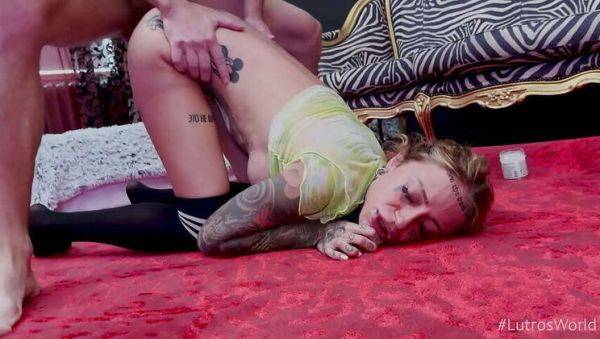 Anally Fisted & Squirting Tattooed Amateur - Sasha Bear - porntry.com on poweredporn.com