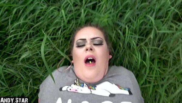 Curvy Teen Anastasia Gets Outdoor Fuck & Creampie Because She Needed to Pee - porntry.com - Germany on poweredporn.com