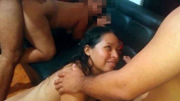 Group sex party with my gal pal and two strangers (100% authentic, homemade) as we get railed doggy-style, lesbian kisses, big derrieres getting hammered and plenty of moans, big-booty female - porntry.com on poweredporn.com