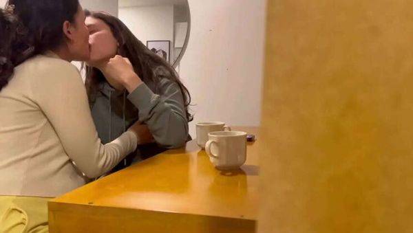 Scarlett & Chanel: Amateur Lesbians Masturbating & Bathroom Sex - porntry.com on poweredporn.com