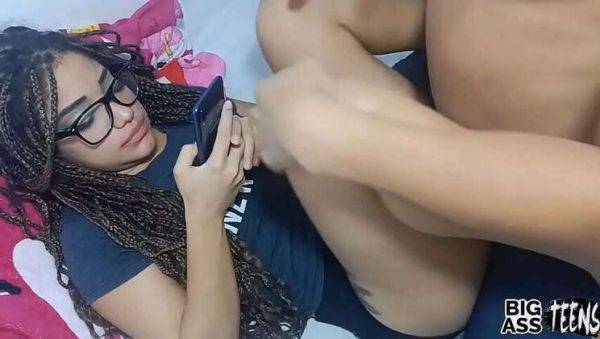 My stepbrother's perverted pal sniffs my underwear and bangs me from behind - porntry.com on poweredporn.com