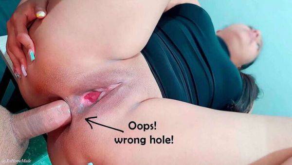 Whoops, my mistake! I drilled her ass brutally, exploded inside, and captured the whole thing on my phone! (Anal, Creampie, Cumshot) - porntry.com on poweredporn.com