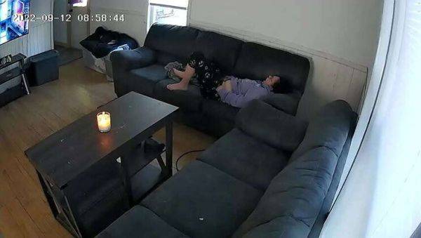 Hubby's gone, so the wife's all alone and ready to play on hidden cam - porntry.com on poweredporn.com