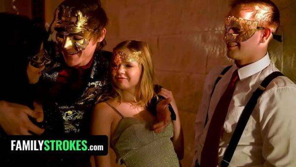 Masquerade X-Cut: In-Depth Analysis - Aaliyah Love, Penny Barber, Coco Lovelock & Theodora Day - xxxfiles.com on poweredporn.com