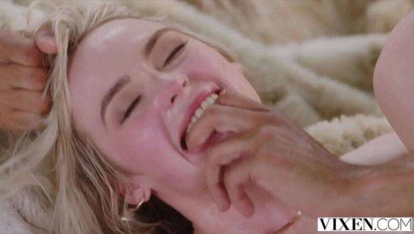 Blonde Vixen Lilly Gets Her Sweet Revenge: Blowjob, Facial, & More - xxxfiles.com on poweredporn.com