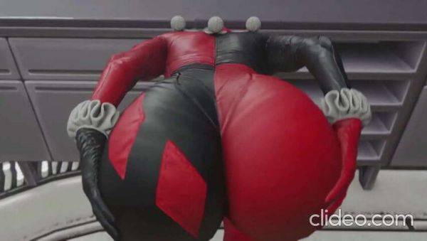 Harley Quinn Shakes Her Generous Curves - veryfreeporn.com on poweredporn.com