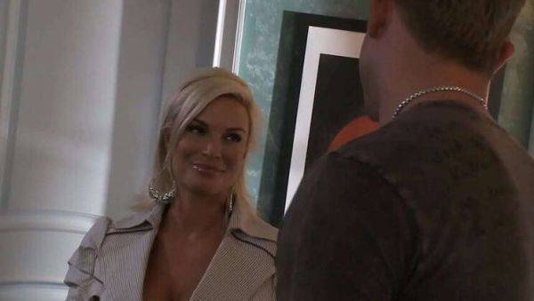 Step Mom Diamond Foxxx Seduced by Her Step Son for Hardcore Action on Couch - veryfreeporn.com on poweredporn.com