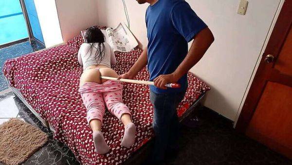 Sticking it big to my neighbor while home alone: close-up on her shaved pussy and my cock until I cum, nearly getting caught - porntry.com on poweredporn.com