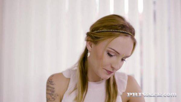 Evelina Darling, trio yoga session with DP - porntry.com on poweredporn.com