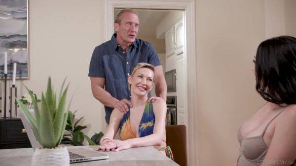 Visiting My Anal In-laws - Adira Allure & Charlotte Sins - videomanysex.com on poweredporn.com