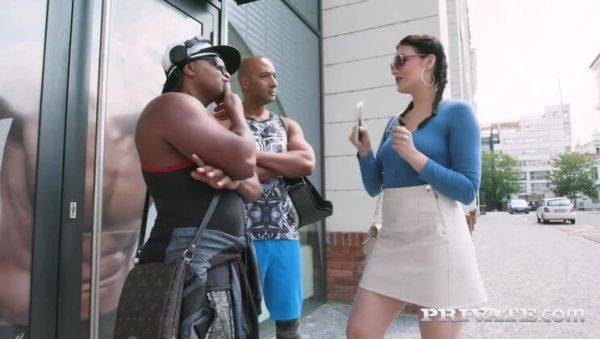 Hannah Vivienne debuts with interracial gangbang - porntry.com on poweredporn.com