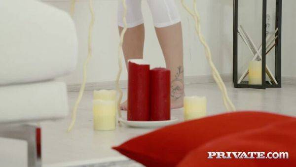 Belle Claire, relaxes with yoga and sex - porntry.com on poweredporn.com