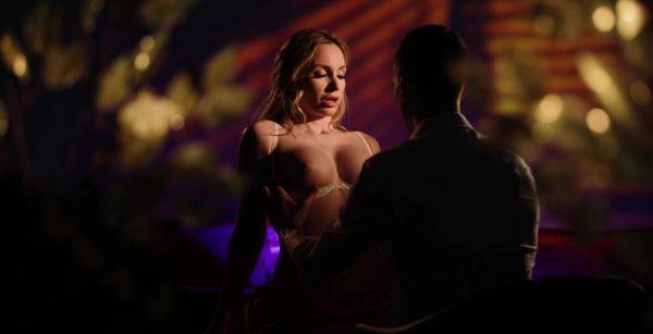 Fine blonde MILF lands hefty inches down her premium holes - xbabe.com on poweredporn.com