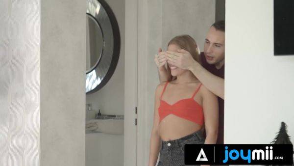 Perfect Blonde Eveline Dellai Wants A Big Dick In Her Wet And Tight Pussy - videomanysex.com on poweredporn.com