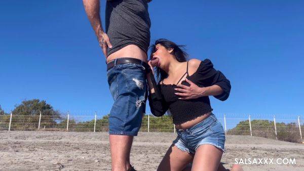 Random man fucks slutty Latina the hard way after she blows him - hellporno.com on poweredporn.com