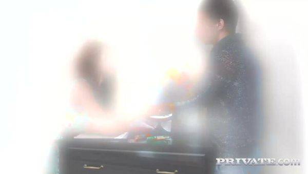 Nelya enjoys cum dripping from her tight pussy - porntry.com - Russia on poweredporn.com