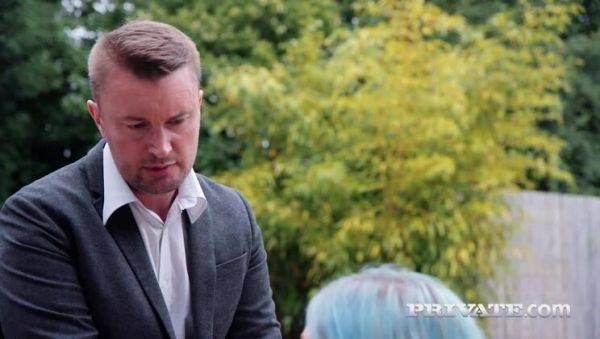 Misha Mayfair debuts in Private with DP in the garden - porntry.com on poweredporn.com