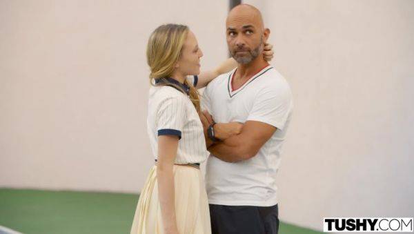 Tennis Student Gets Anal Lesson - porntry.com on poweredporn.com